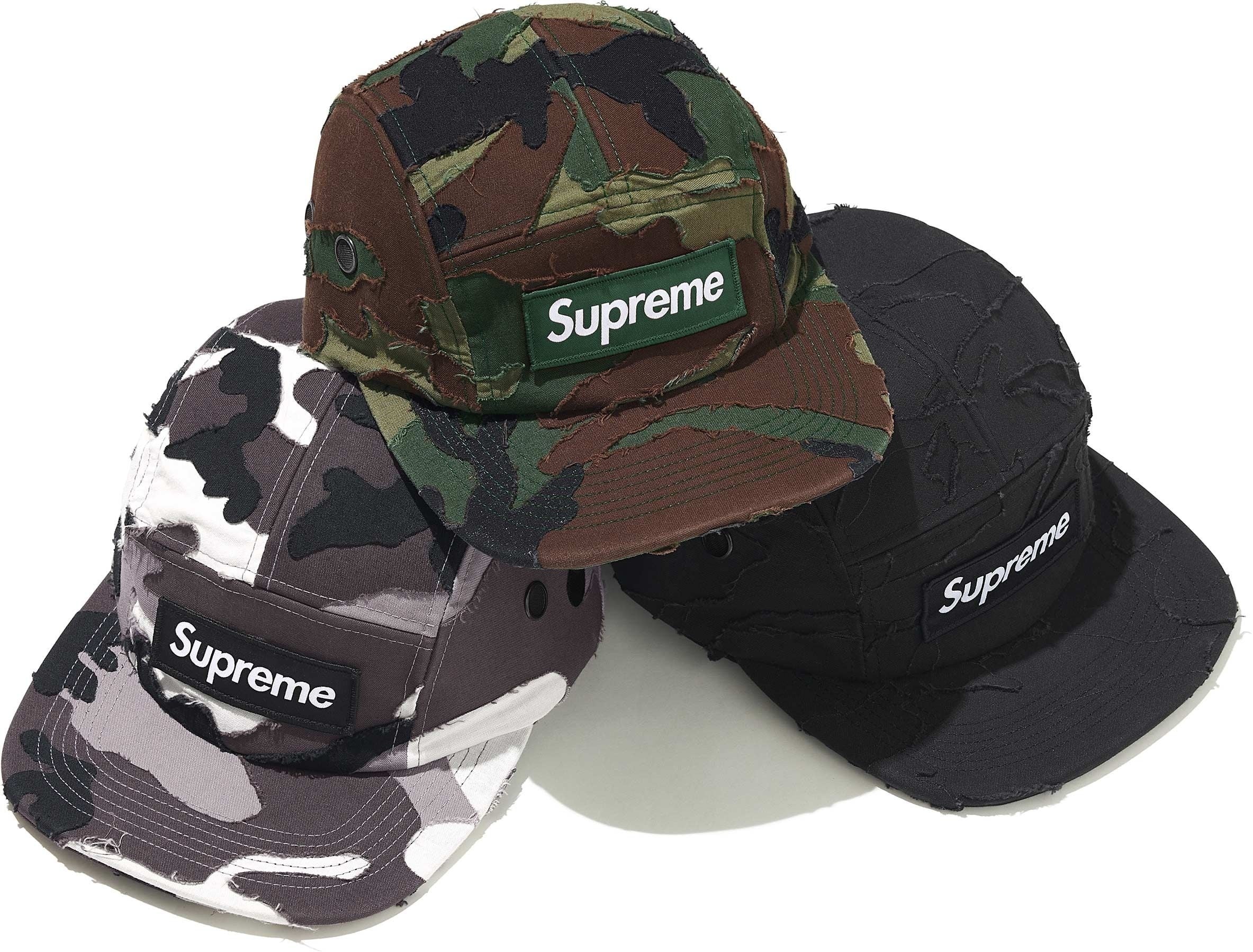 Layered Camo Camp Cap